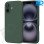 Premium Siliconen hoesje voor de Samsung S25 -  Donker Groen