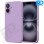 Premium Siliconen hoesje voor de Samsung S25 Ultra - Paars