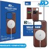 iPhone 16 Telefoonhoesje - Book Case  - 2 in 1 met Magsafe- - Bruin