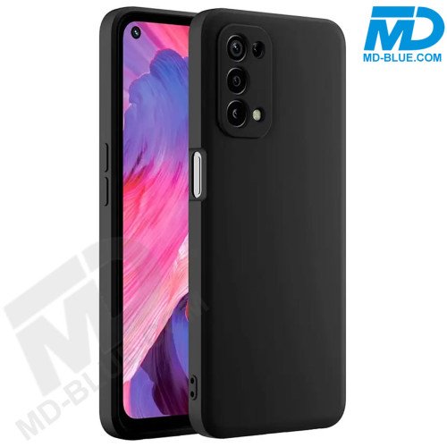 Oppo A74 (5G) / A54 (5G) Telefoon Hoesje Siliconen Zwart