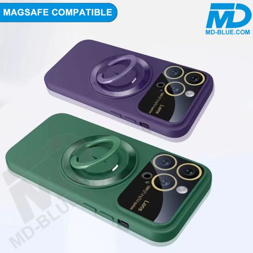 Backcover voor IPhone 14 Pro Magsafe Compatible - Zwart