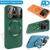 Backcover voor IPhone 14 Pro Magsafe Compatible - Donker Groen