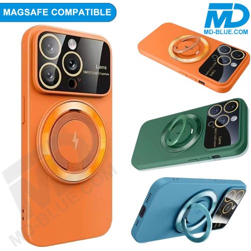 Backcover voor IPhone 11 Magsafe Compatible - Oranje