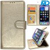 Samsung A14 4 / 5G- Telefoonhoesje - Book Case - Goud
