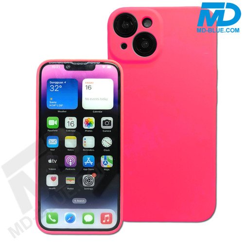 Premium Siliconen hoesje voor de Samsung S24 Ultra - Hot Pink