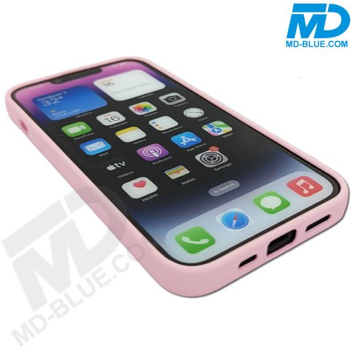 Premium Siliconen hoesje voor de iPhone 14 Pro – Roze