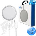 MDBlue - MagSafe Oplader - 20W- 1 meter - Magsafe to C Connection - Wit