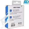 MDblue - Oplaadkabel USB-A naar USB-C - 2 MTR