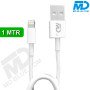 MDblue - Oplaadkabel - voor- iPhone - USB A naar Lightning - 1 meter - Wit