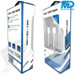 MDBlue - Oplaadkabel - USB C naar USB C - 1 meter - Wit