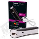 Grixx Powerbank 2600 mAh Zwart/Wit