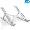 Verstelbare Laptop/Notebook Standaard Universeel - Ergonomisch - Aluminium - 15,6 Inch - Zilver