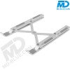 Verstelbare Laptop/Notebook Standaard Universeel - Ergonomisch - Aluminium - 15,6 Inch - Zilver