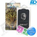 iPhone 7 / 8 Plus  Screenprotector - 9D Beschermglas - Black