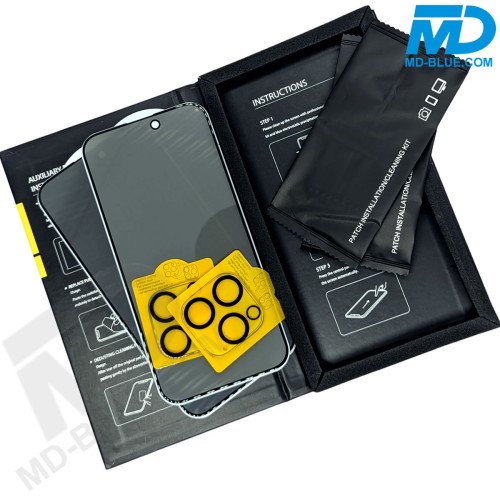 2x Privacy Screenprotector en 2x Lens Protector voor iPhone 14 Pro Max