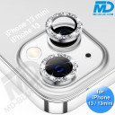 MDblue - iPhone 13 / 13 Mini - Camera lens beschermer - Diamond Zilver