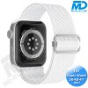 Bandje voor Apple Watch - Geschikt Voor Apple Watch 38 mm 40 mm 41 mm - Wit