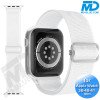 Bandje voor Apple Watch - Geschikt Voor Apple Watch 38 mm 40 mm 41 mm - Wit