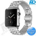 Apple Watch - Bandje - RVS -Smart Watch Bandje - voor Apple watch 38-40-41MM - Zilver