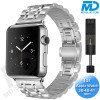Apple Watch - Bandje - RVS -Smart Watch Bandje - voor Apple watch 38-40-41MM - Zilver