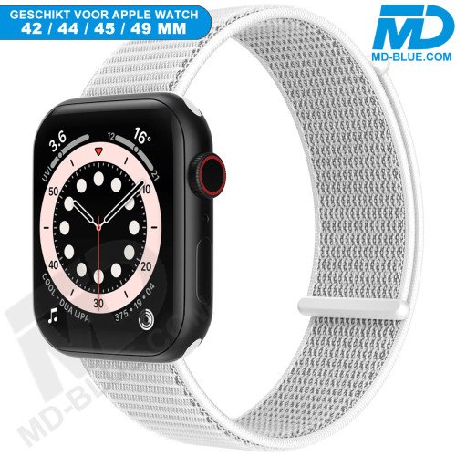 MDblue - Bandje geschikt voor Apple watch 42-44-45-49 MM - Sea Shell