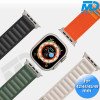 Apple Watch Bandje - Nylon - Smart Watch Bandje - voor Apple watch 42/44/45/49MM - Zwart