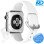 Apple Watch Bandje - Siliconen - SmartWatch Bandje - voor Apple watch 38/40/41MM - (M / L) Lengte 17 t/m 22cm -Wit