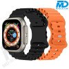 Apple Watch - Bandje - Siliconen - Smart Watch Bandje - voor Apple watch 42-44-45-49 MM - Donker Groen