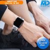 Apple Watch - Bandje - Siliconen - Smart Watch Bandje - voor Apple watch 42-44-45-49 MM - Grijs Wit