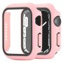 Screenprotector - Case - Hoesje - 9H Gehard Glas - Apple Watch 6, 5, 4 en SE 40 mm - Roze