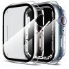 Apple Watch Screenprotector - Hoesje - Apple Watch Series 7 - Apple Watch Series 8 - 45 mm - 9H Gehard Glas - Transparant