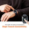 Apple Watch Screenprotector - Case - Hoesje - Apple Watch Series 7 - Apple Watch Series 8 - 41 mm - 9H Gehard Glas - Roze