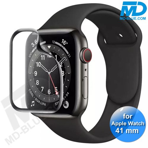Apple Watch Screenprotector 41mm - voor Apple Watch 7 - voor Apple Watch 8 - 3D Tempered Film - Transparant