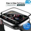 Apple Watch Screenprotector 41mm - voor Apple Watch 7 - voor Apple Watch 8 - 3D Tempered Film - Transparant