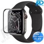 Apple Watch Screenprotector 45mm - voor Apple Watch 7 - voor Apple Watch 8 - 3D Tempered Film - Transparant