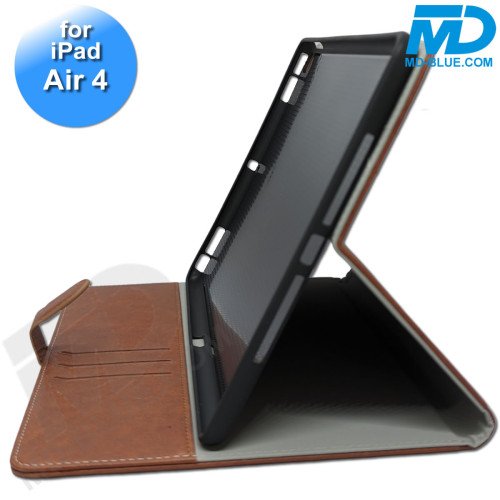 MDblue - Tablet Hoes - Case - Wallet voor iPad AIR 4 - Bruin MDblue - Tablet Hoes - Case - Wallet voor iPad AIR 4 - Bruin