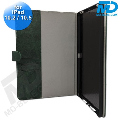 MDblue - Tablet Hoes - Case - Wallet voor iPad 10.2 / 10.5  - Groen