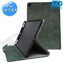 MDblue - Tablet Hoes - Case - Wallet voor iPad 5,6,7,8,9 - Groen