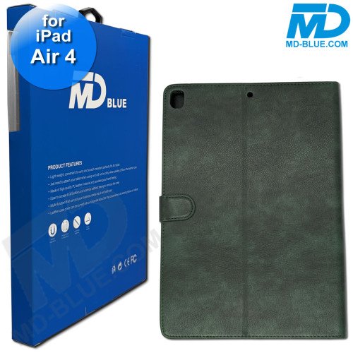 MDblue - Tablet Hoes - Case - Wallet voor iPad AIR 4 - Groen