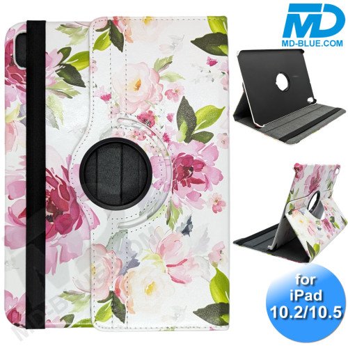Tablet Case / Hoes Bloemen voor iPad 10.2 / 10.5 inch - 360° Draaibaar