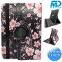 Tablet Case / Hoes bloemen Universeel 10 inch - 360° Draaibaar