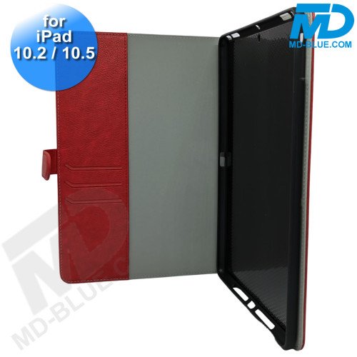 MDblue - Tablet Hoes - Case - Wallet voor iPad 10.2 / 10.5  - Rood