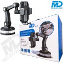 MDblue Telefoonhouder Auto – Verstelbare Arm (30 cm), Sterke Zuignap & 360° Draaibaar