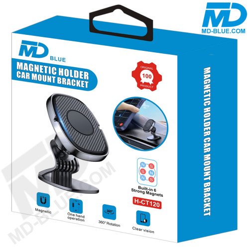 Universele magnetische auto telefoonhouder voor Dashboard - Zwart