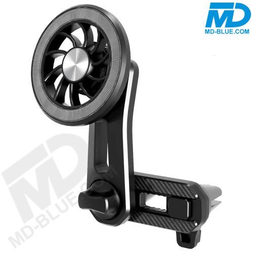 Universele magnetische auto telefoonhouder voor ventilatierooster - Zwart