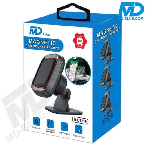 Universele magnetische auto telefoonhouder voor Dashboard - Zwart
