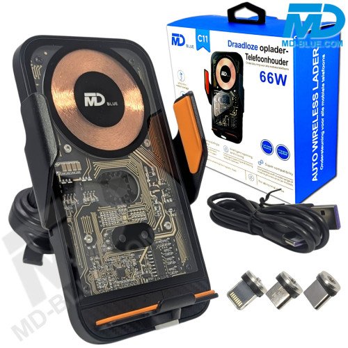 Telefoonhouder Auto - Draadloze oplader - voor ventilatierooster