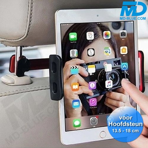 Auto Telefoonhouder achterbank - Universele telefoonhouder - Telefoon of Tablet - Zwart