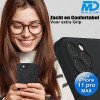 iPhone 11 Pro Max Telefoon Hoesje Siliconen Zwart