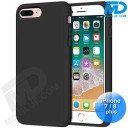 iPhone 7/8 Plus  - Telefoonhoesje - Achterkantje - Siliconen - Zwart